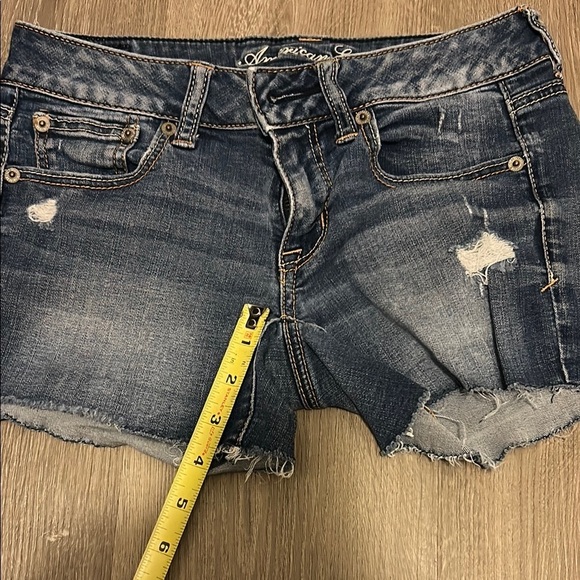 Vintage Y2K American Eagle Outfitters Low Rise Distressed Cut-Off shorts - Picture 7 of 9